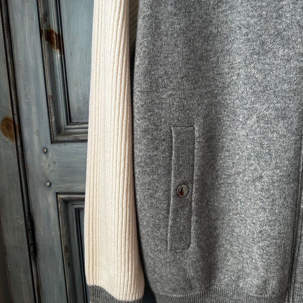 Brunello Cucinelli Cashmere Man's Wool Cashmere Bomber Jacket Size 50 NWT - Picture 13 of 16
